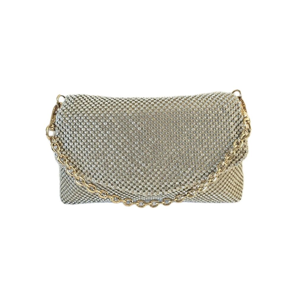 Badgley Mischka Silver Small Bag Clutch Purse - Picture 2 of 9